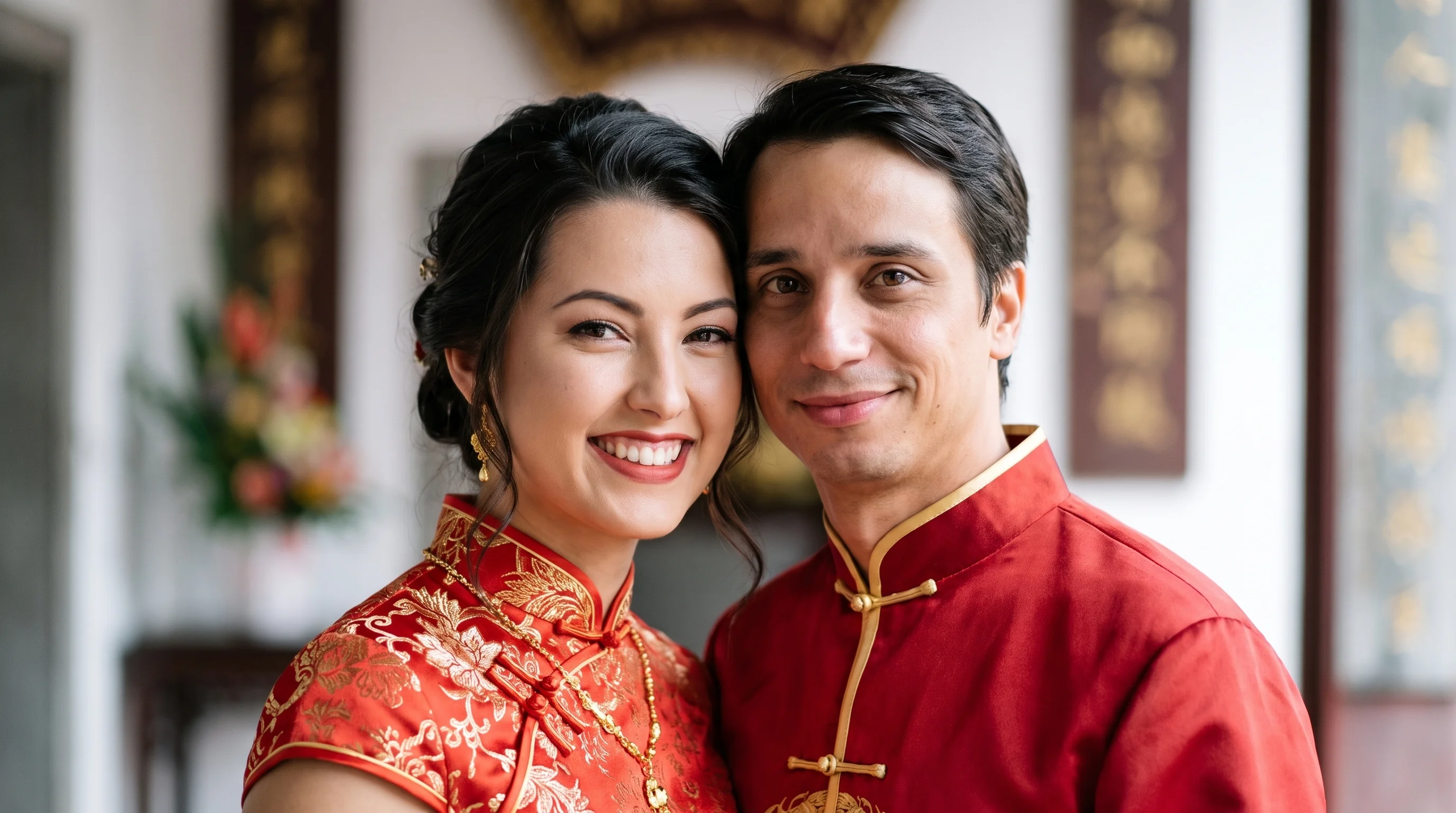 AI wedding portrait — Chinese Traditional