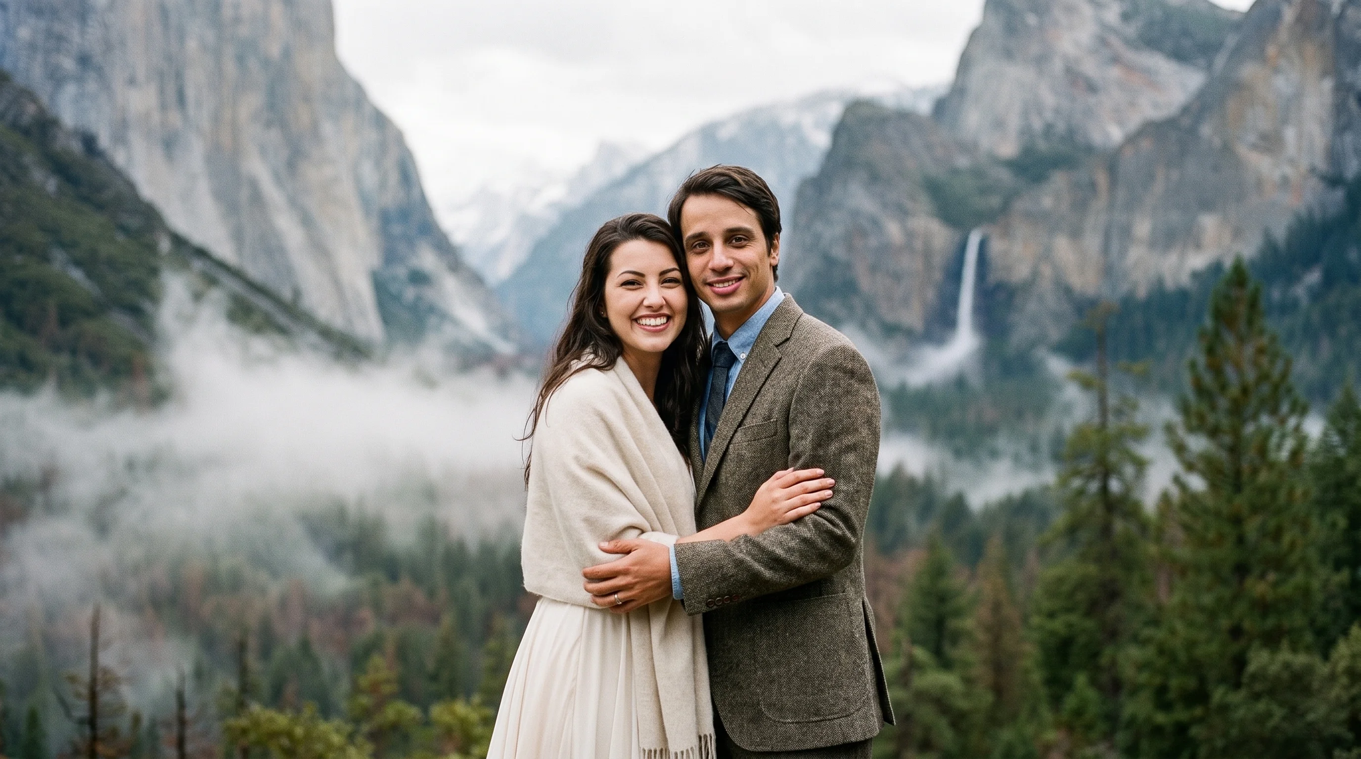 Mountain Elopement wedding photo style